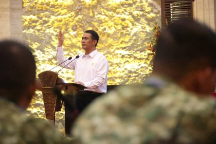 Menteri Pertanian RI, Andi Amran Sulaiman Di Rakorter TNI 2026.