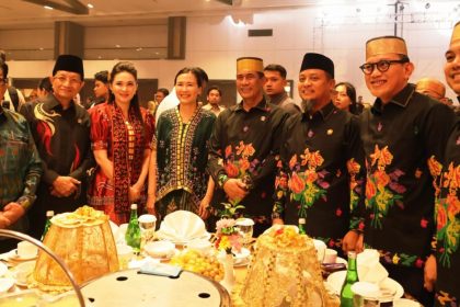 Para tokoh nasional mulai dari menteri, gubernur, jenderal, anggota DPR dan DPD serta para bupati menghadiri PSBM XXVI di Hotel Claro Makassar, Kamis (26/3/2026).