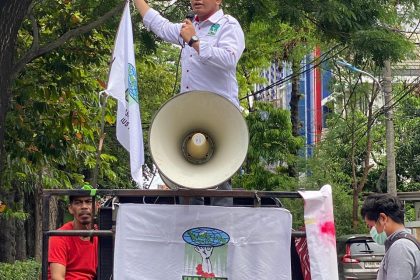 Ketua Bidang Lingkungan Hidup dan Kehutanan PP Kesatuan Aksi Mahasiswa Muslim Indonesia, Aulia Furqon