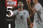 Timnas Indonesia mengalahkan Kamboja 5-1 pada laga pembuka Grup A Piala AFF 2026 di Stadion Pakansari, Bogor, dengan Mitchell Baker mencetak hattrick pada debut kompetitifnya.
