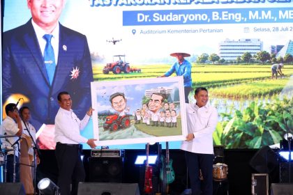 mentan amran sulaiman sudaryono sinergi kementan bgn tasyakuran mbg