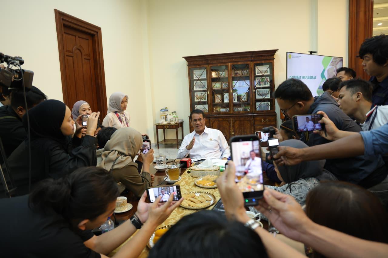 Menteri Pertanian Andi Amran Sulaiman aat ditemui di Jakarta, Jumat (31/7/2026).