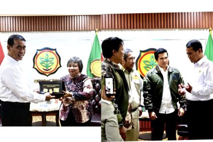 Mentan Amran bersama Komnas HAM dan PPM LVRI bahas pemberantasan mafia pangan
