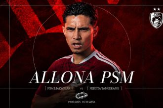 PSM Makassar vs Persita Tangerang pada laga pekan ketiga BRI Super League 2026/2027 di Stadion Gelora BJ Habibie, Parepare, Sabtu (19/9/2026)