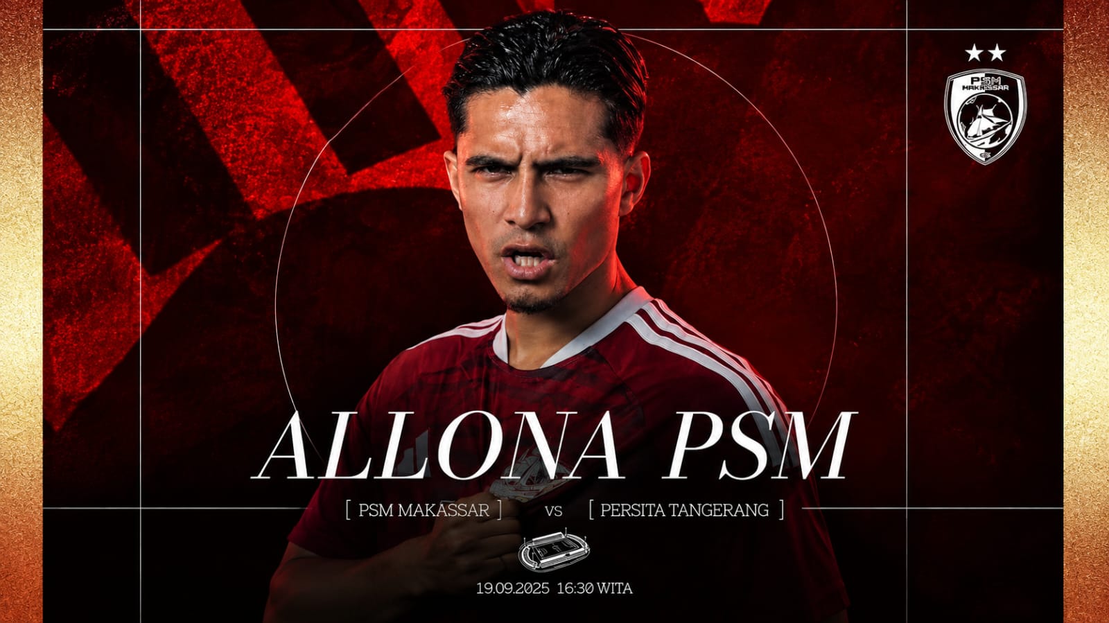 PSM Makassar vs Persita Tangerang pada laga pekan ketiga BRI Super League 2026/2027 di Stadion Gelora BJ Habibie, Parepare, Sabtu (19/9/2026)