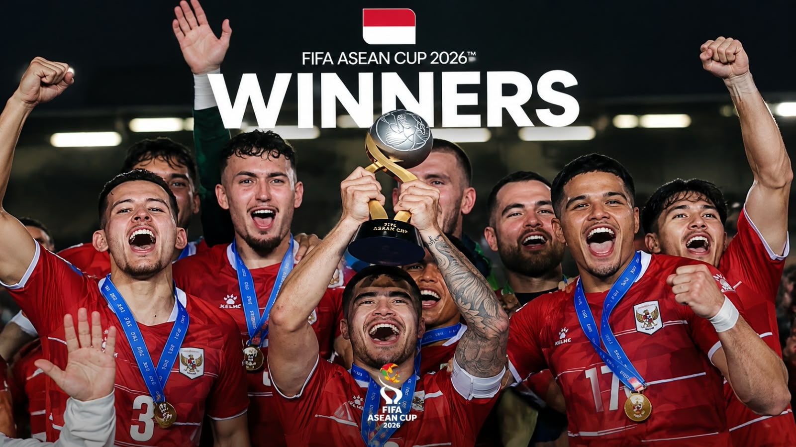 Timnas Indonesia juara FIFA ASEAN Cup 2026 usai mengalahkan Thailand lewat adu penalti